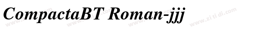 CompactaBT Roman字体转换